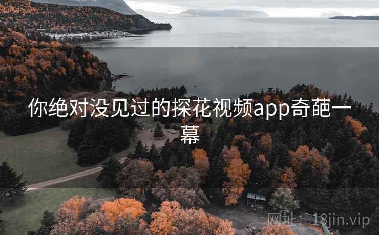 你绝对没见过的探花视频app奇葩一幕