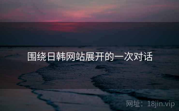 围绕日韩网站展开的一次对话